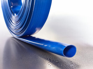 FLEXIBLE DE REFOULEMENT ENROULABLE A PLAT POUR EAU POTABLE