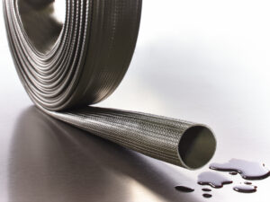 FLEXIBLE DE REFOULEMENT ENROULABLE A PLAT POUR HYDROCARBURES
