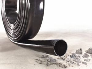 FLEXIBLE DE REFOULEMENT ENROULABLE A PLAT SPECIAL ABRASION