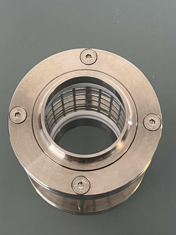 REGARD D'ECOULEMENT A VERRE CYLINDRIQUE